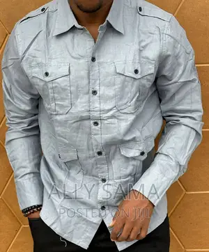 Mens Shirt Plain 4pocket Quality