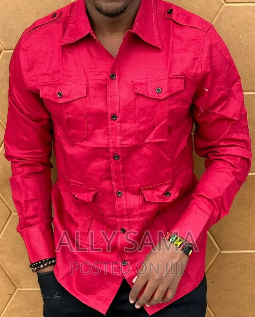 Mens Shirt Plain 4pocket Quality