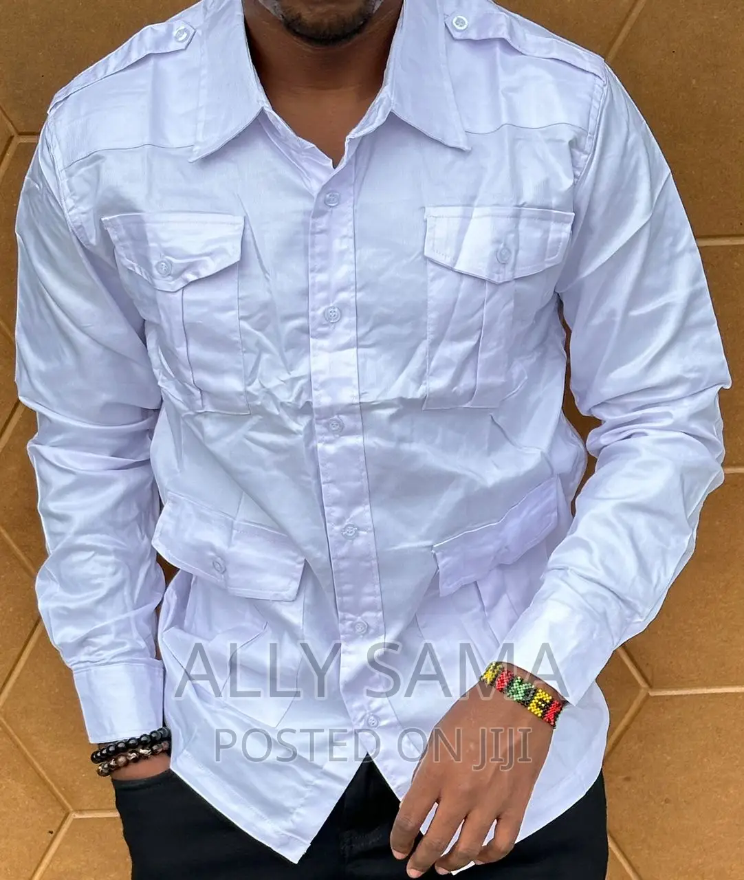 Mens Shirt Plain 4pocket Quality