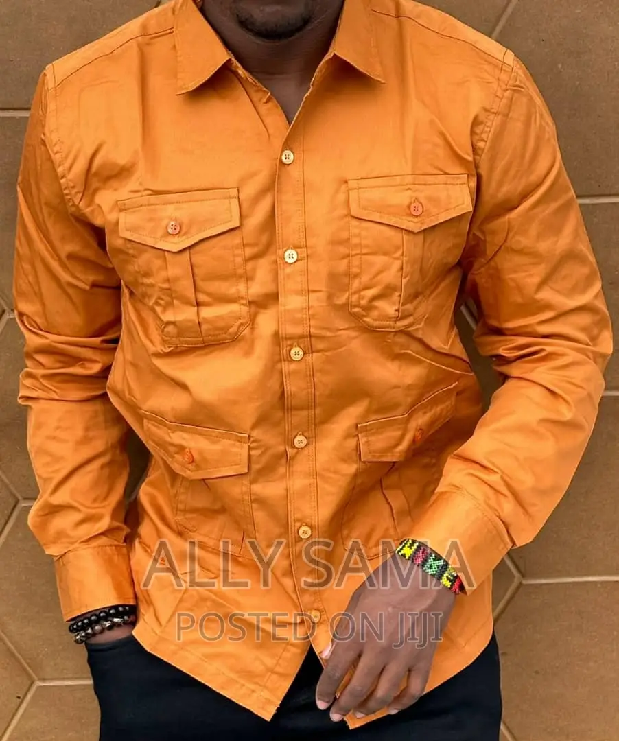 Mens Shirt Plain 4pocket Quality