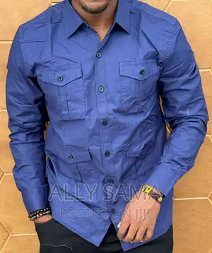 Mens Shirt Plain 4pocket Quality