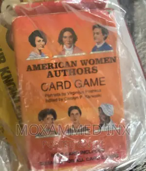 American Women Authors Card Game