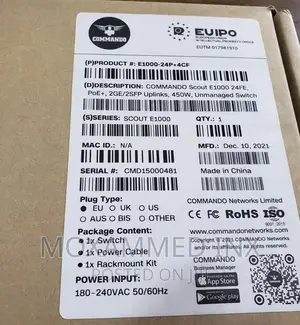 Commando E1000-24p+4cf