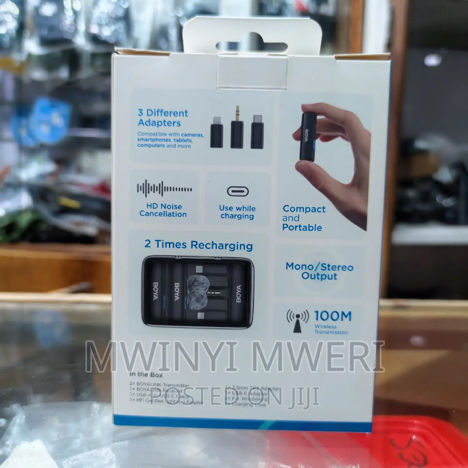 BOYA BOYALINK 2-Person All-in-One Wireless Microphone System