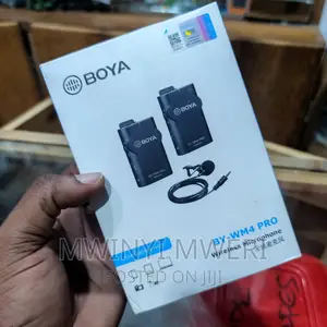 BOYA BY-WM4 PRO Wireless Lavalier Microphone System 2.4 GHZ