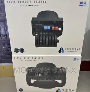 Honeycomb Alpha Flight Controls With Bravo Throttles Quadran