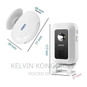 Wireless Motion Sensor Door Bell and Security Alarm