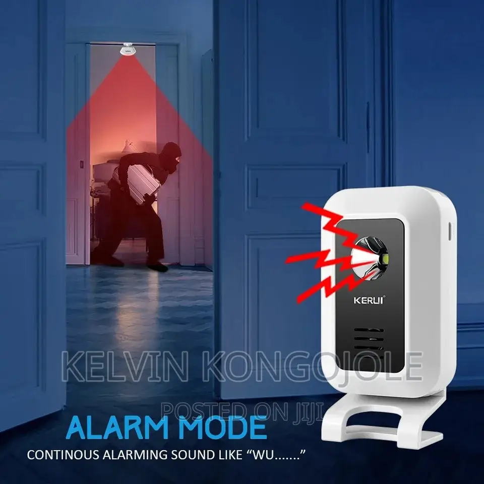 Wireless Motion Sensor Door Bell and Security Alarm