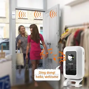 Wireless Motion Sensor Door Bell and Security Alarm