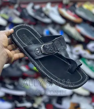 Mens Open Shoes Material Leather