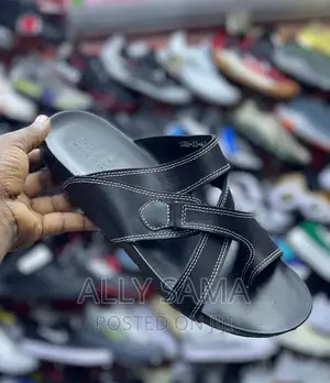 Mens Open Shoes Material Leather