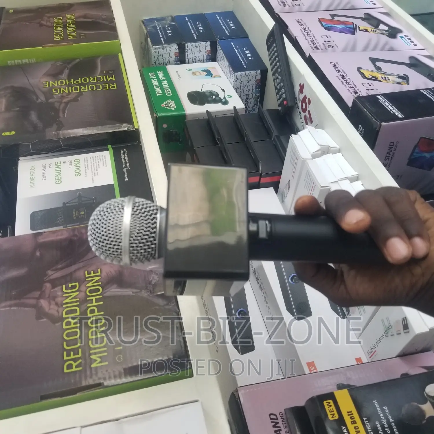 Wireless Microphone With Logo Box