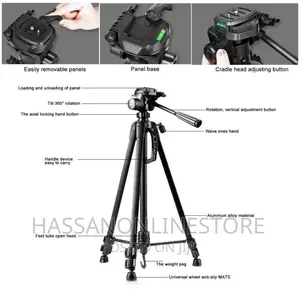 Tripod T 3520 Lightweight Sturdy Compact Camera