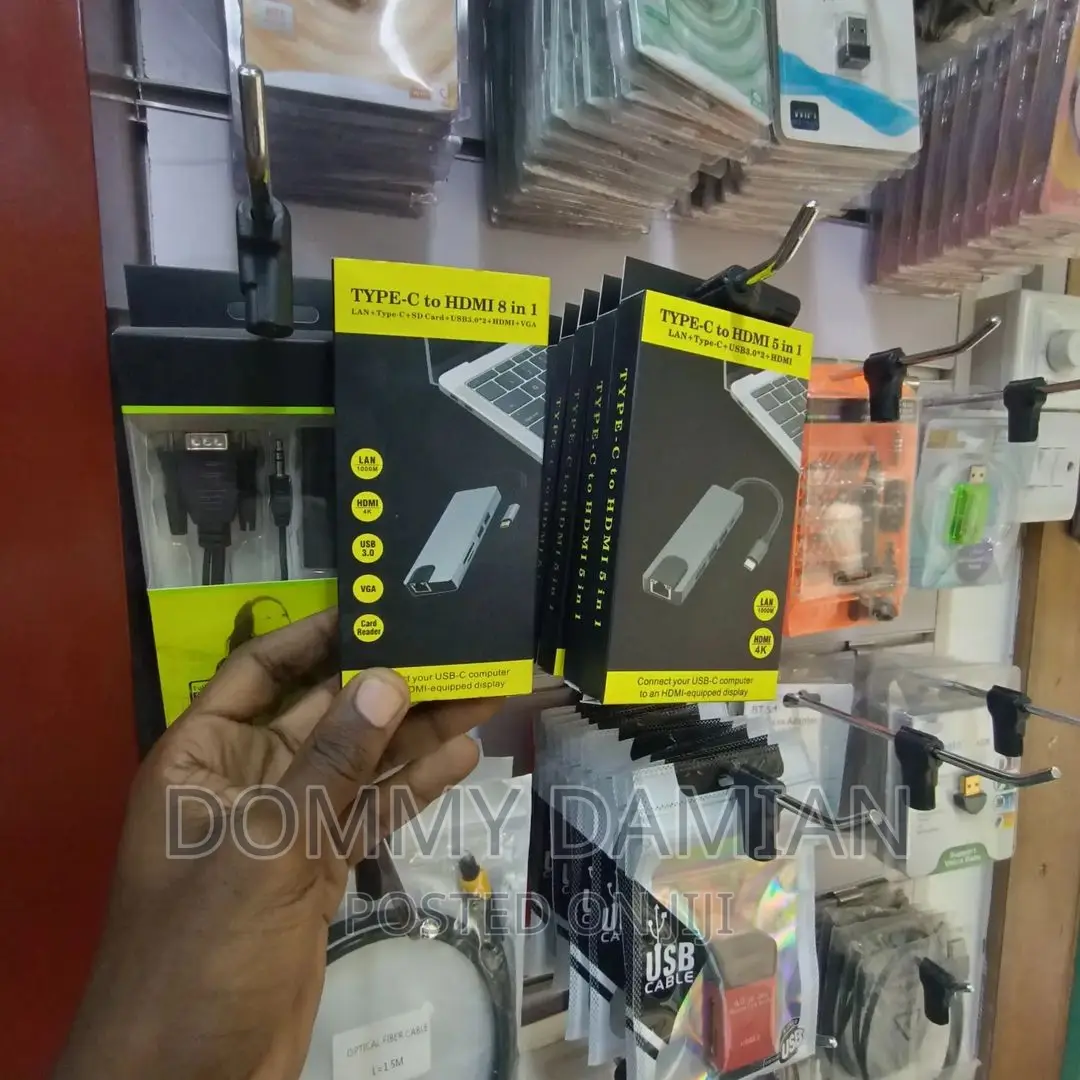 Type C to HDMI 8 in 1
