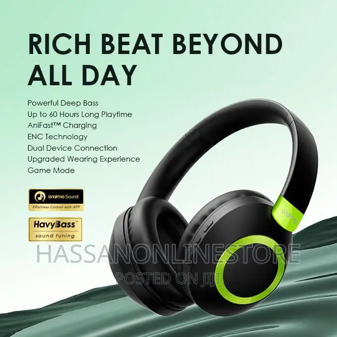Oraimo Boompop 2 Powerful Deep Bass Headphone