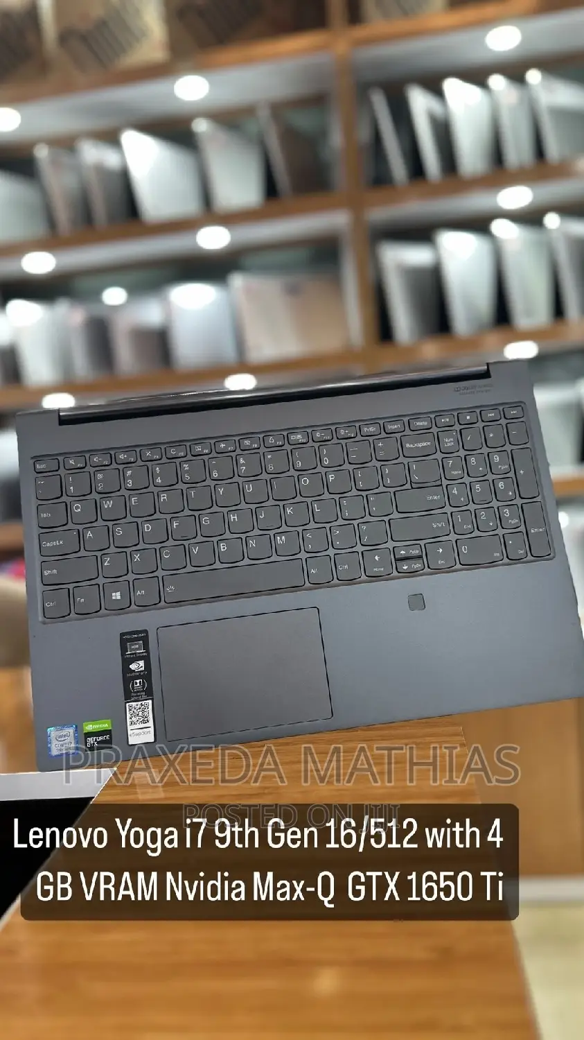 New Laptop Lenovo Yoga C740 16GB Intel Core I7 SSD 512GB