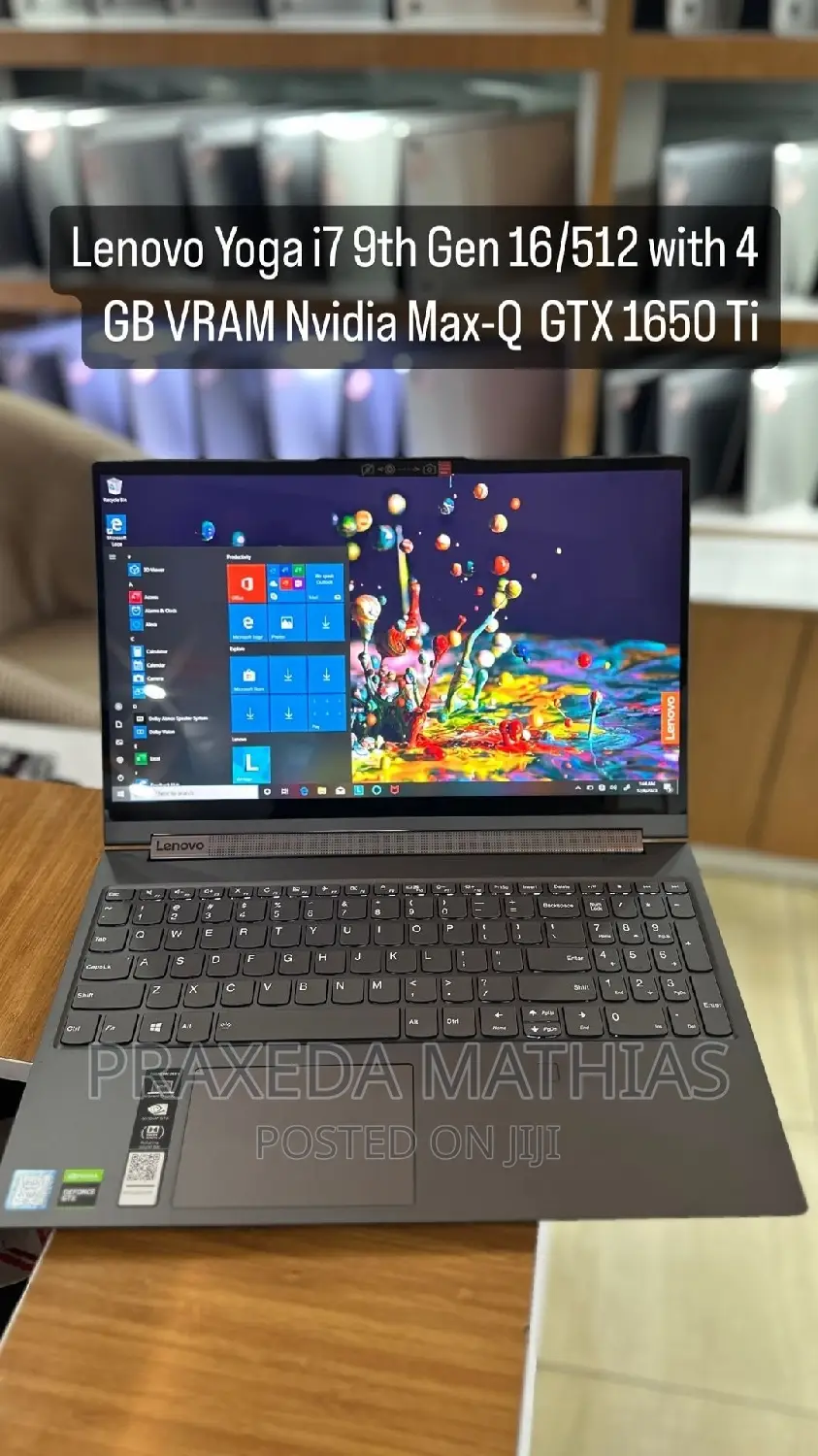 New Laptop Lenovo Yoga C740 16GB Intel Core I7 SSD 512GB