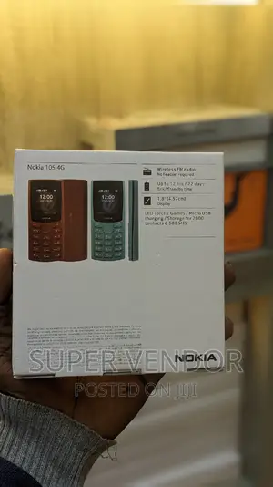 New Nokia 105 Black