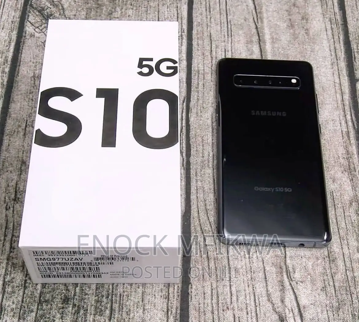 New Samsung Galaxy S10 5G 256 GB Black