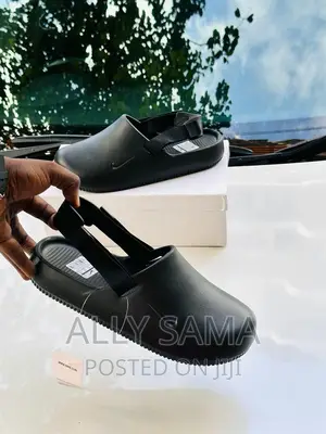 Open Shoes NIKE Material Rubber Original