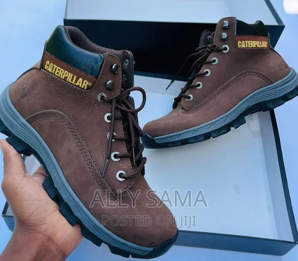 Caterpillar Boot Material Pure Leather Coffee