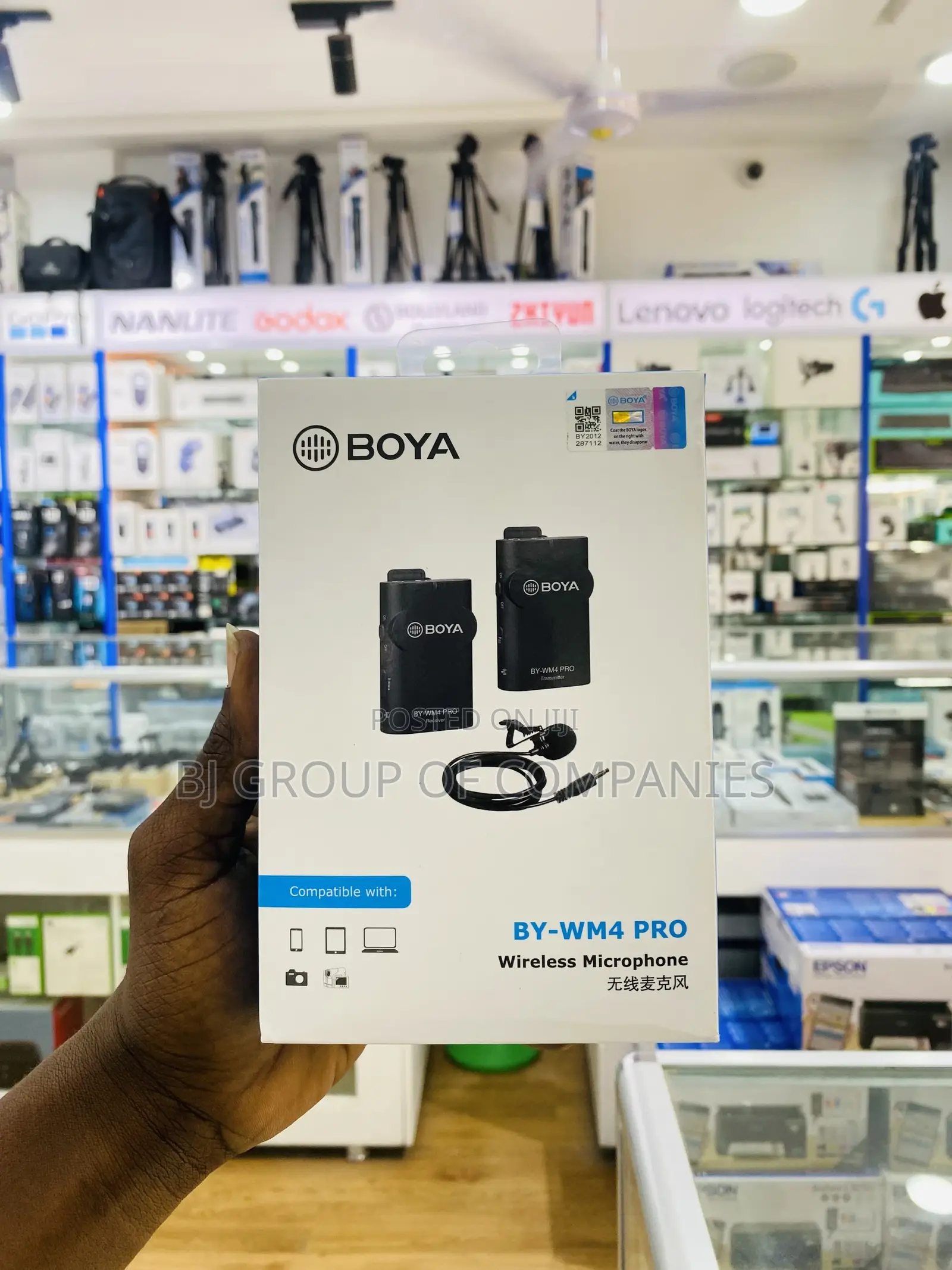 BOYA BY-WM4 PRO Digital Camera-Mount Wireless Mic
