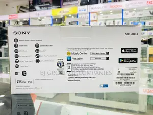 Sony SRS-XB33 Portable Bluetooth Speaker