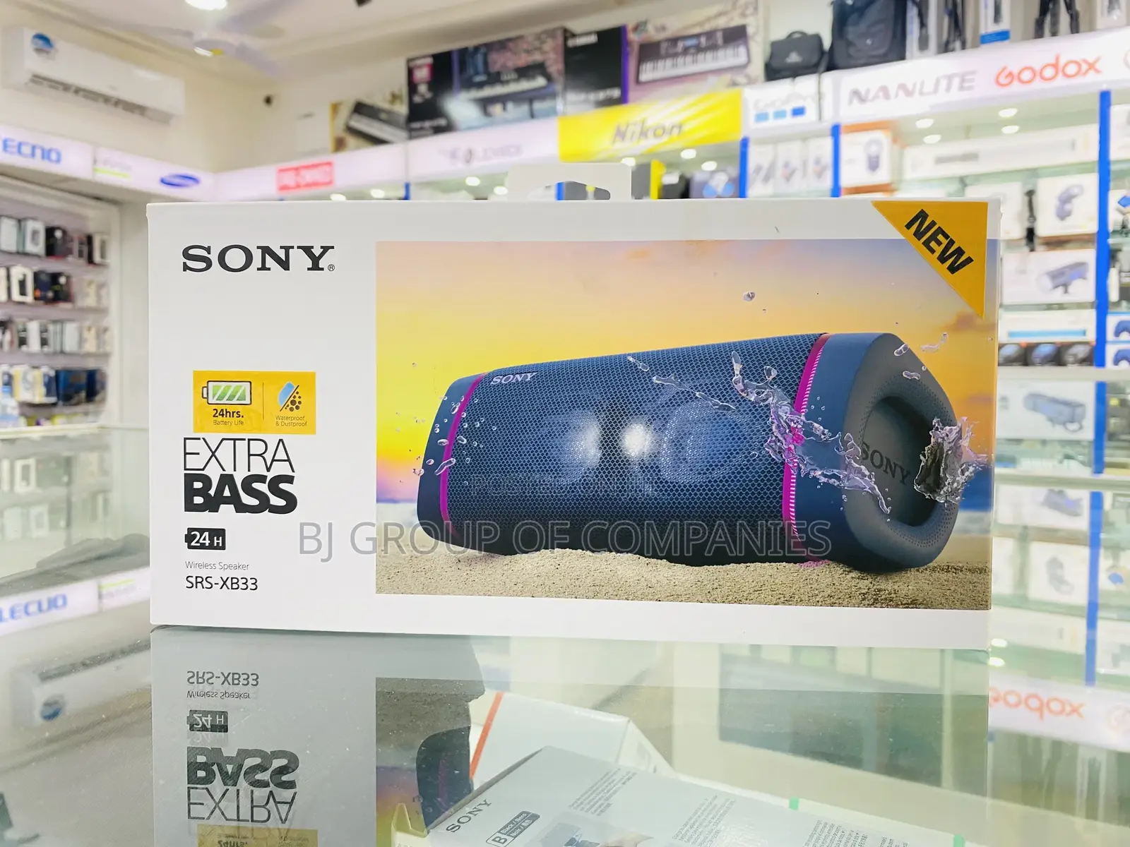 Sony SRS-XB33 Portable Bluetooth Speaker