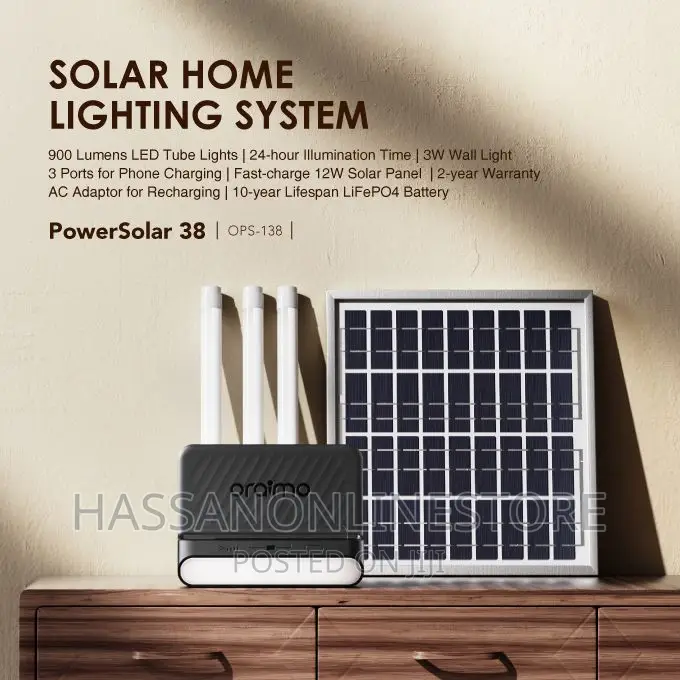 Oraimo Powersolar 38 Fast-Charge 12w Solar Panel