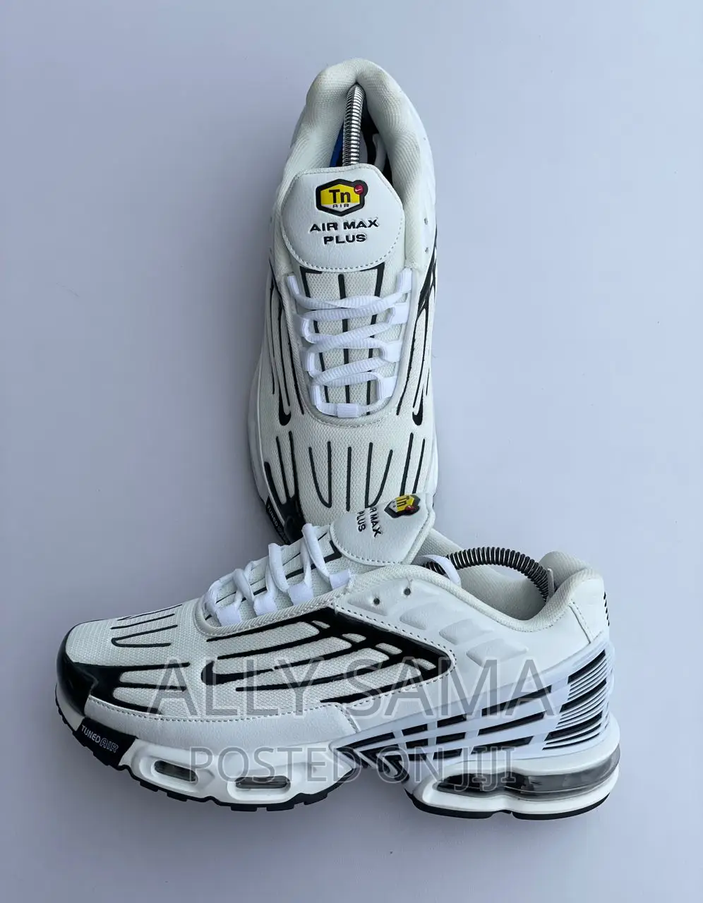Mens Sneakers Airmax Plus Original White Milk
