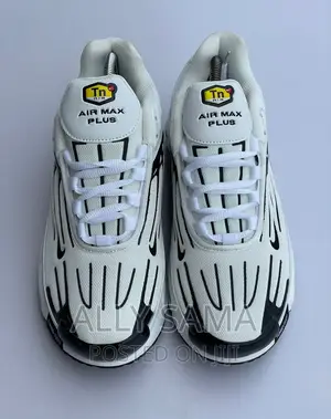 Mens Sneakers Airmax Plus Original White Milk