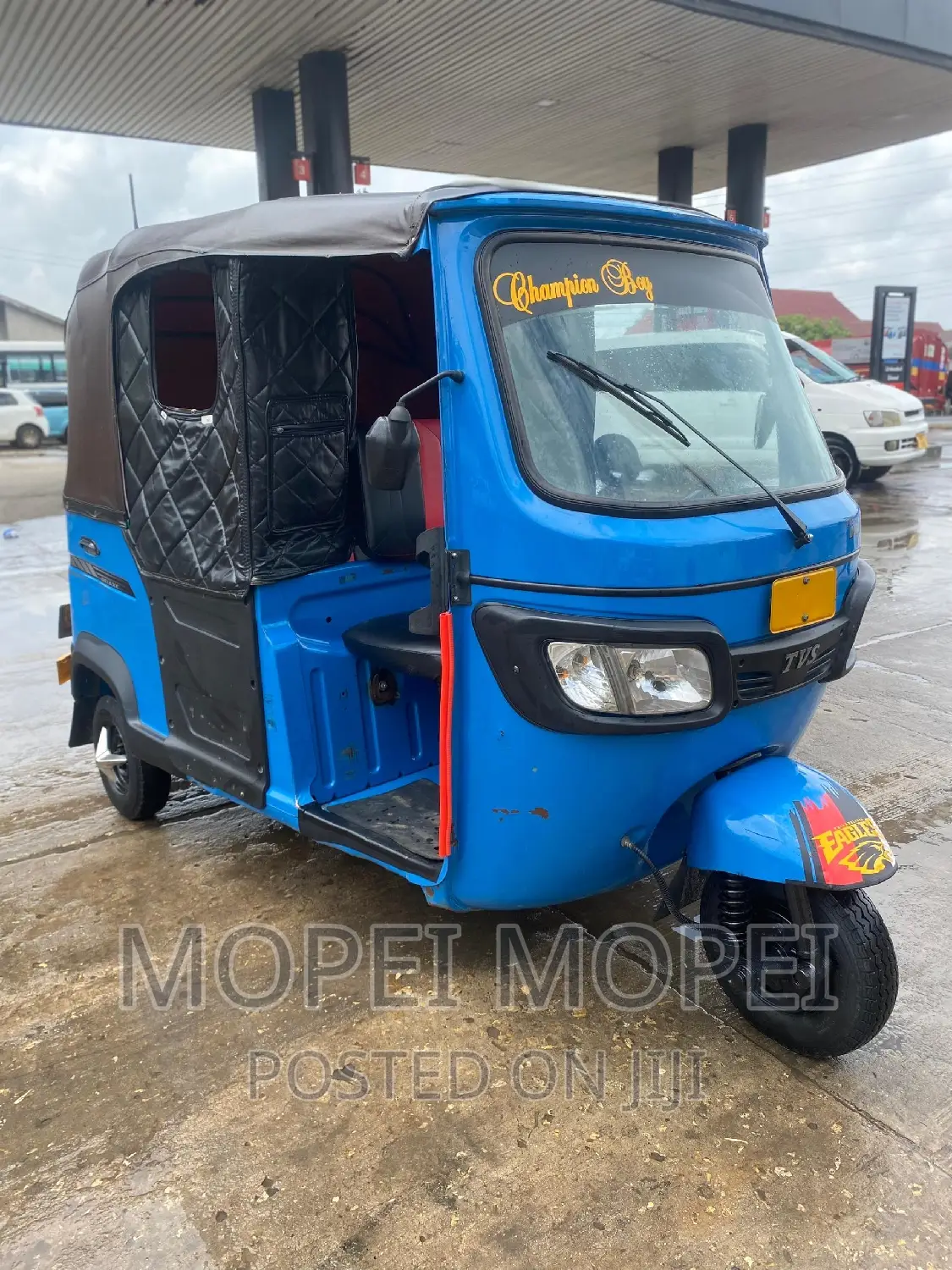 TVS King Deluxe Plus iTouch Start 2022 Blue