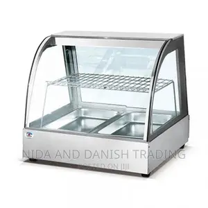 Photo - Nadstar8 Glass Warming Show Case Curved ( 2 Pan) - Hw-838