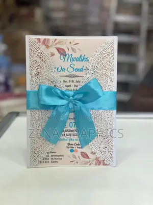 Ribon Wedding Cards