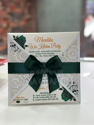 Ribon Wedding Cards