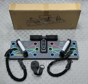 Push Up Board With Resistance Band and Sit Up Lock