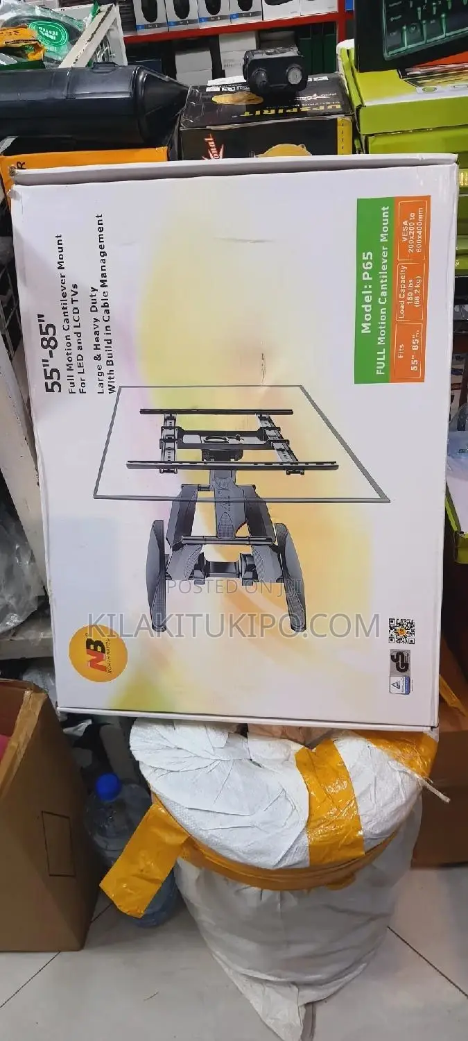 TV Wall Mount Full Motion for 55-85 Inch