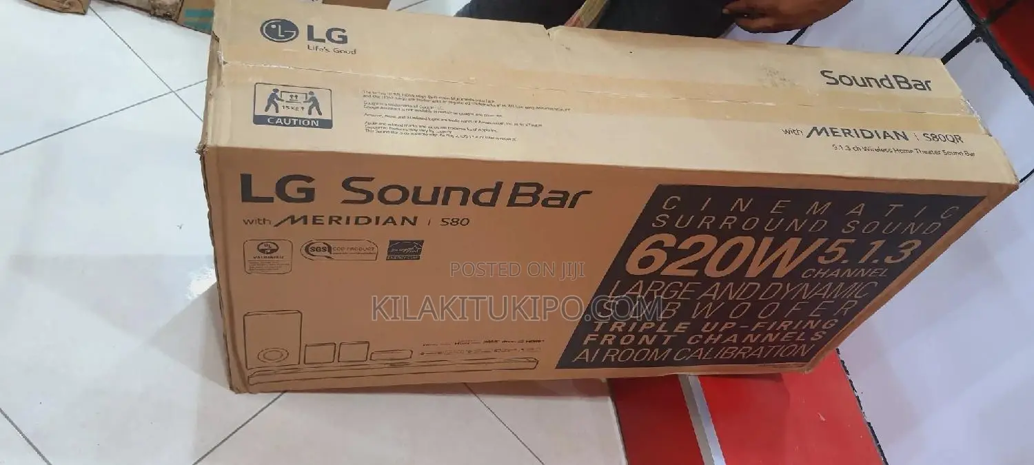 LG Sound Bar With Meridian S80 Wireless Cinematic