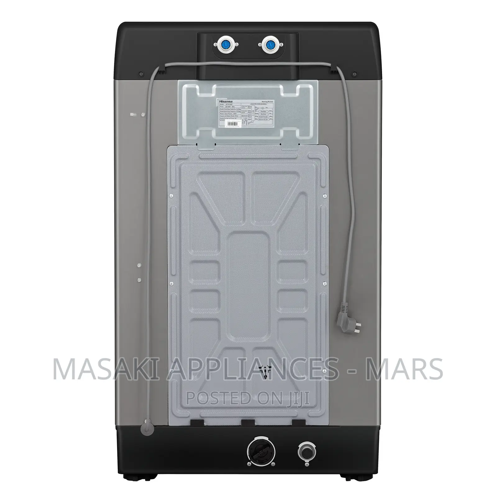 Hisense Wtja1402t 14kg Top Load Washing Machine Grey Silver