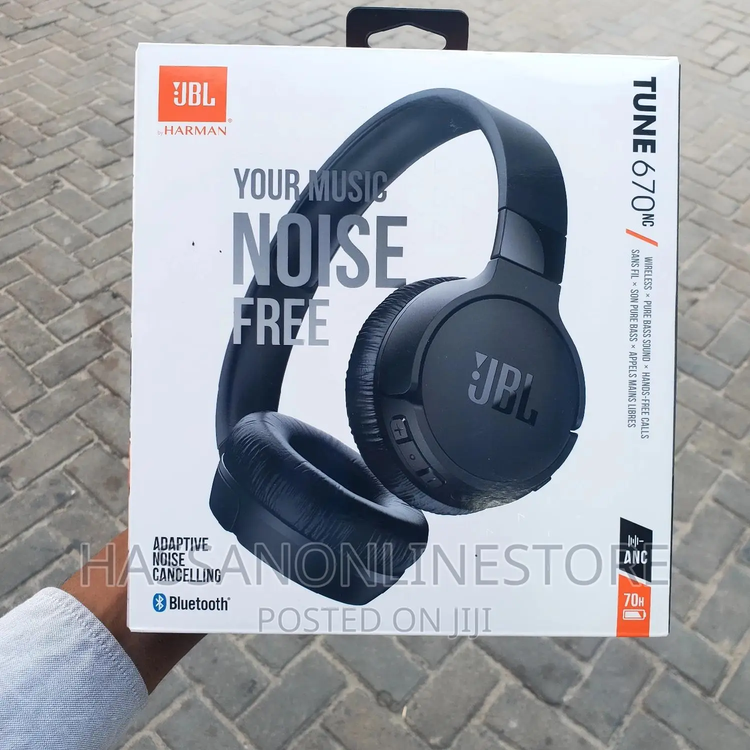 JBL Tune 670NC Noise Cancelling Wireless on-Ear Headphones