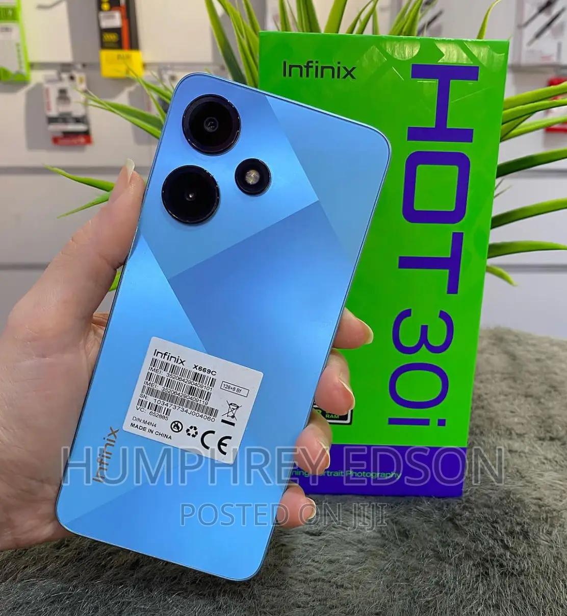 New Infinix Hot 30i 128 GB Blue