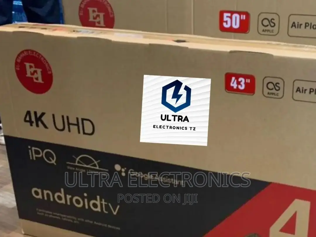 EL.MAHAR UHD Smart Android Tv. Ina Nchi 43