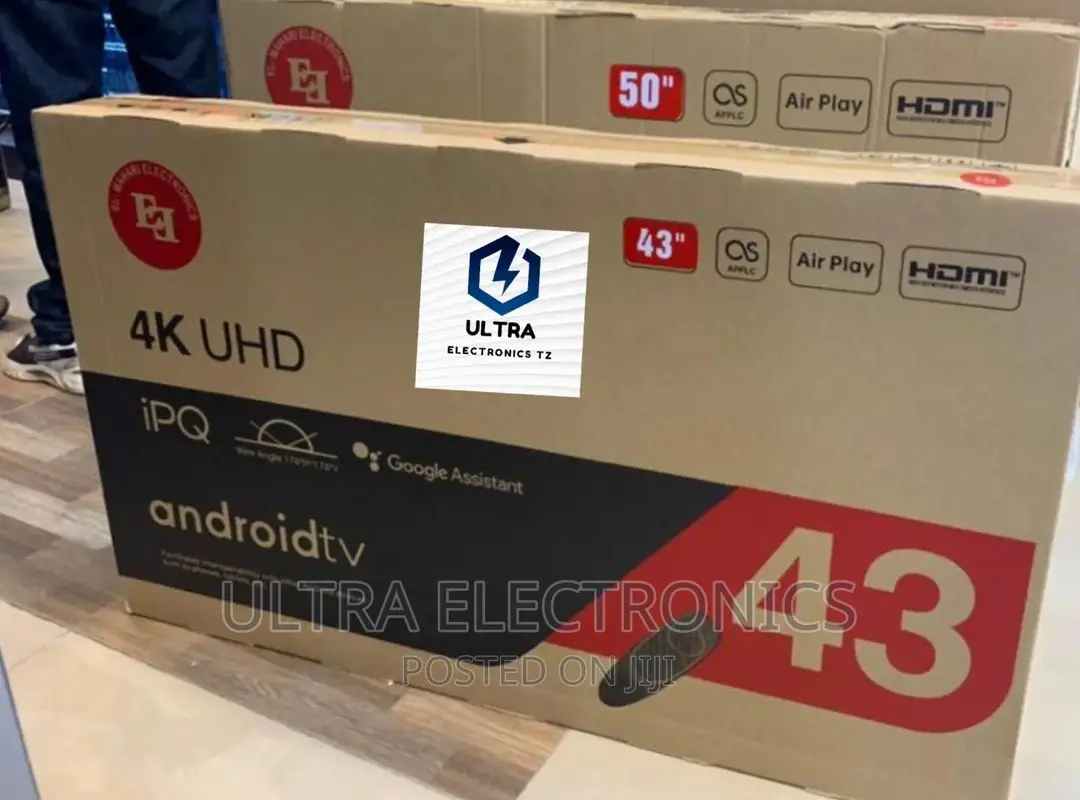 EL.MAHAR UHD Smart Android Tv. Ina Nchi 43