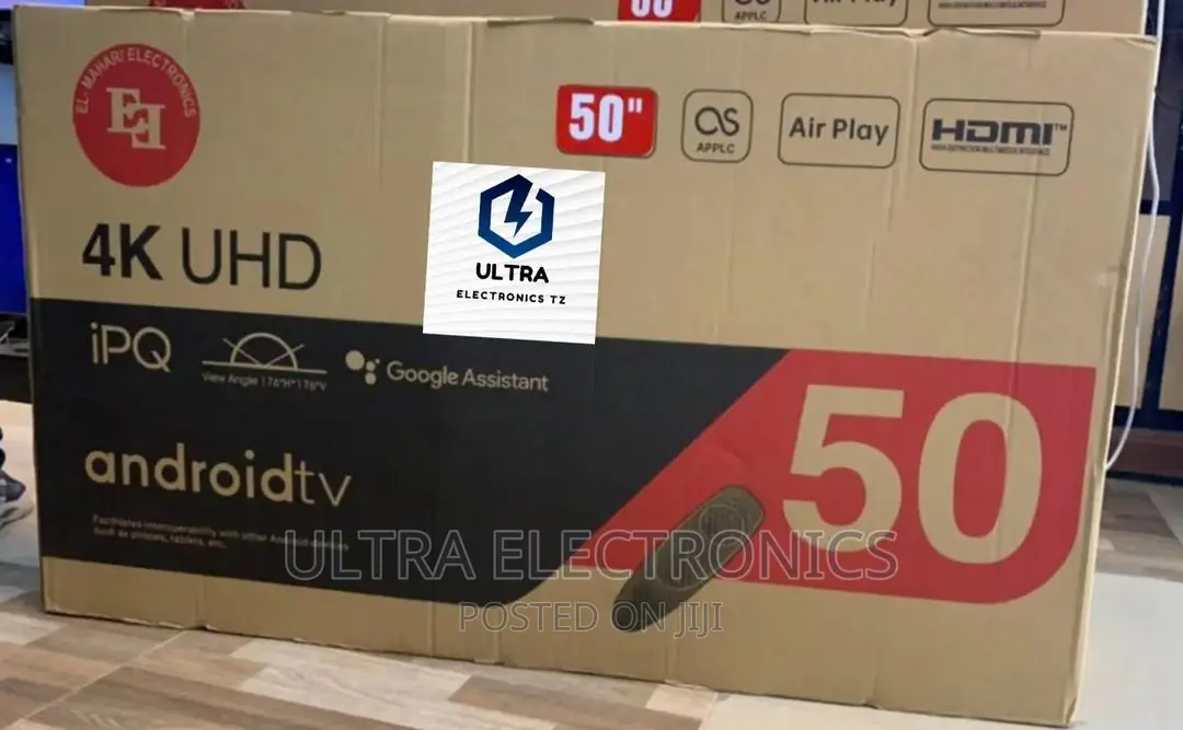 EL.MAHAR UHD Smart Android Tv With Magic Remote. Inchi 50