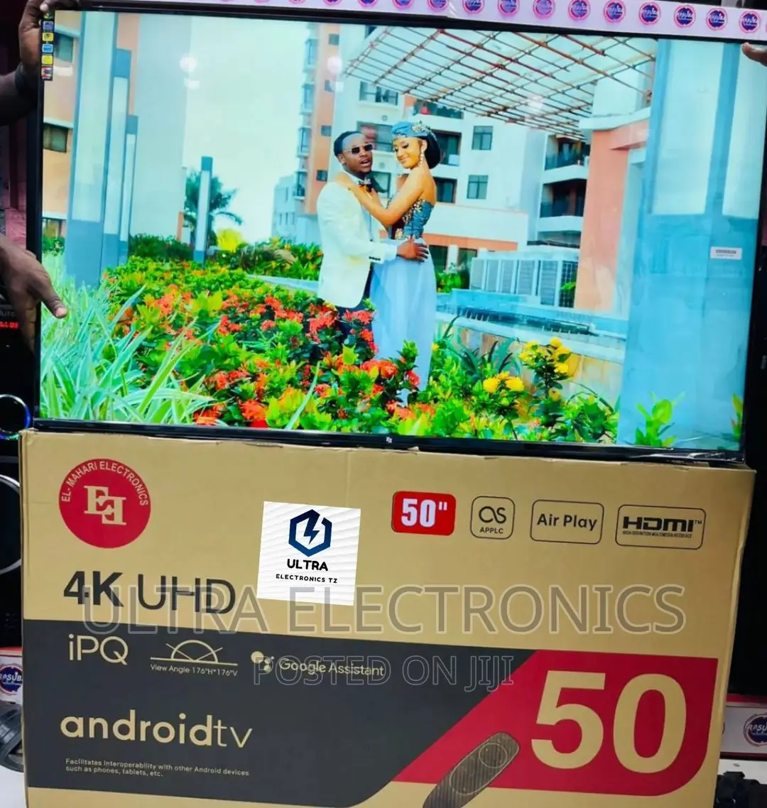 EL.MAHAR UHD Smart Android Tv With Magic Remote. Inchi 50
