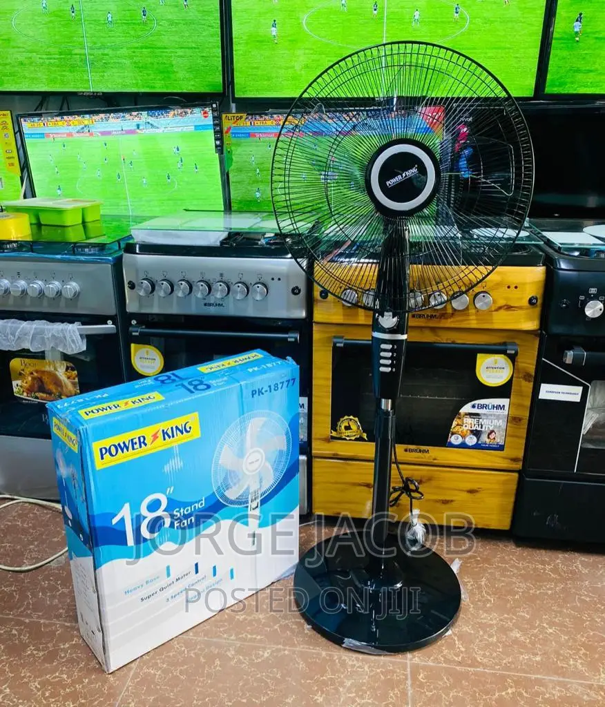 Power King Stand Fan 18 Size