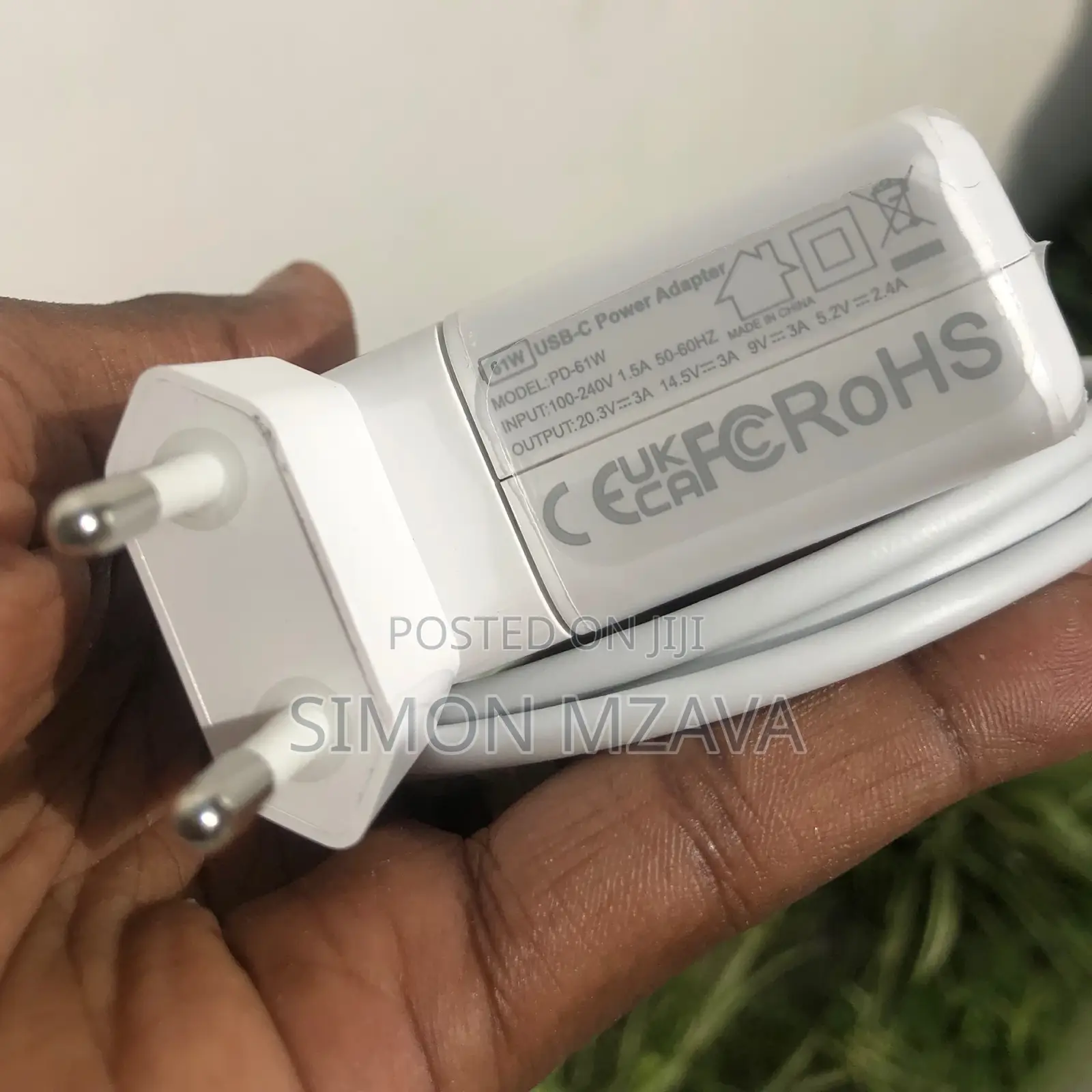 Type C 61W Adapter for Macbook Laptops and iPad