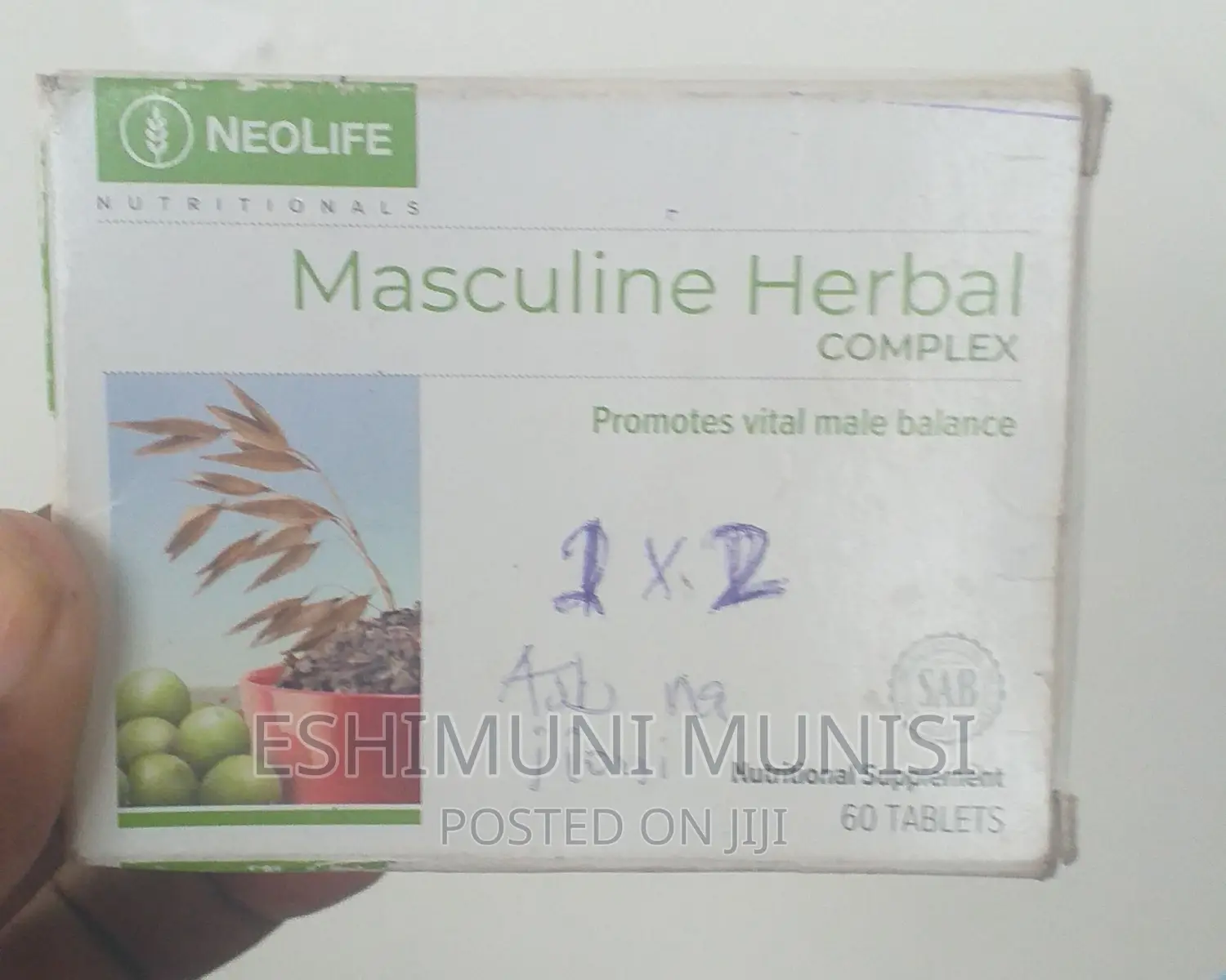 Masculine Herbal Complex Promotes Vital Male Bakance.