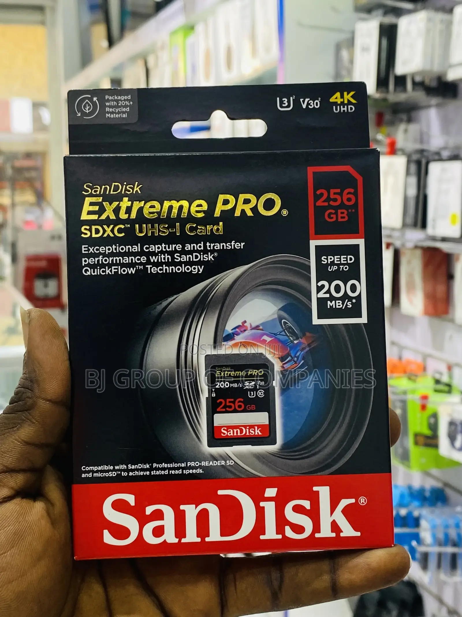 Sandisk 128GB Extreme PRO UHS-I SDXC Memory Card