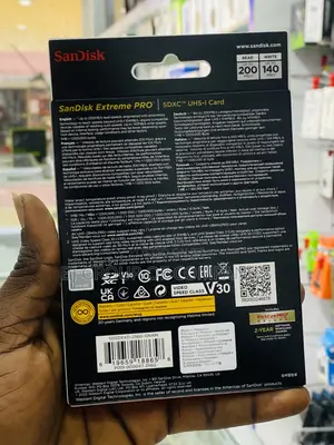 Sandisk 128GB Extreme PRO UHS-I SDXC Memory Card